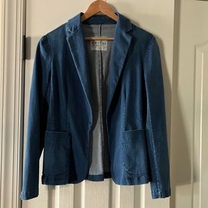 Frank & Eileen Dublin Tailored Blazer Blue Denim Medium